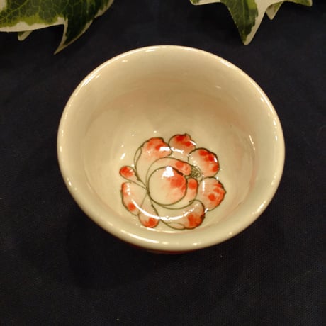 ベトナム バッチャン焼き 芙蓉柄ホワイト